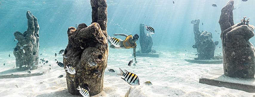 A bordo de un yate en Cancún, podrás llegar a los mejores sitios para hacer snorkel