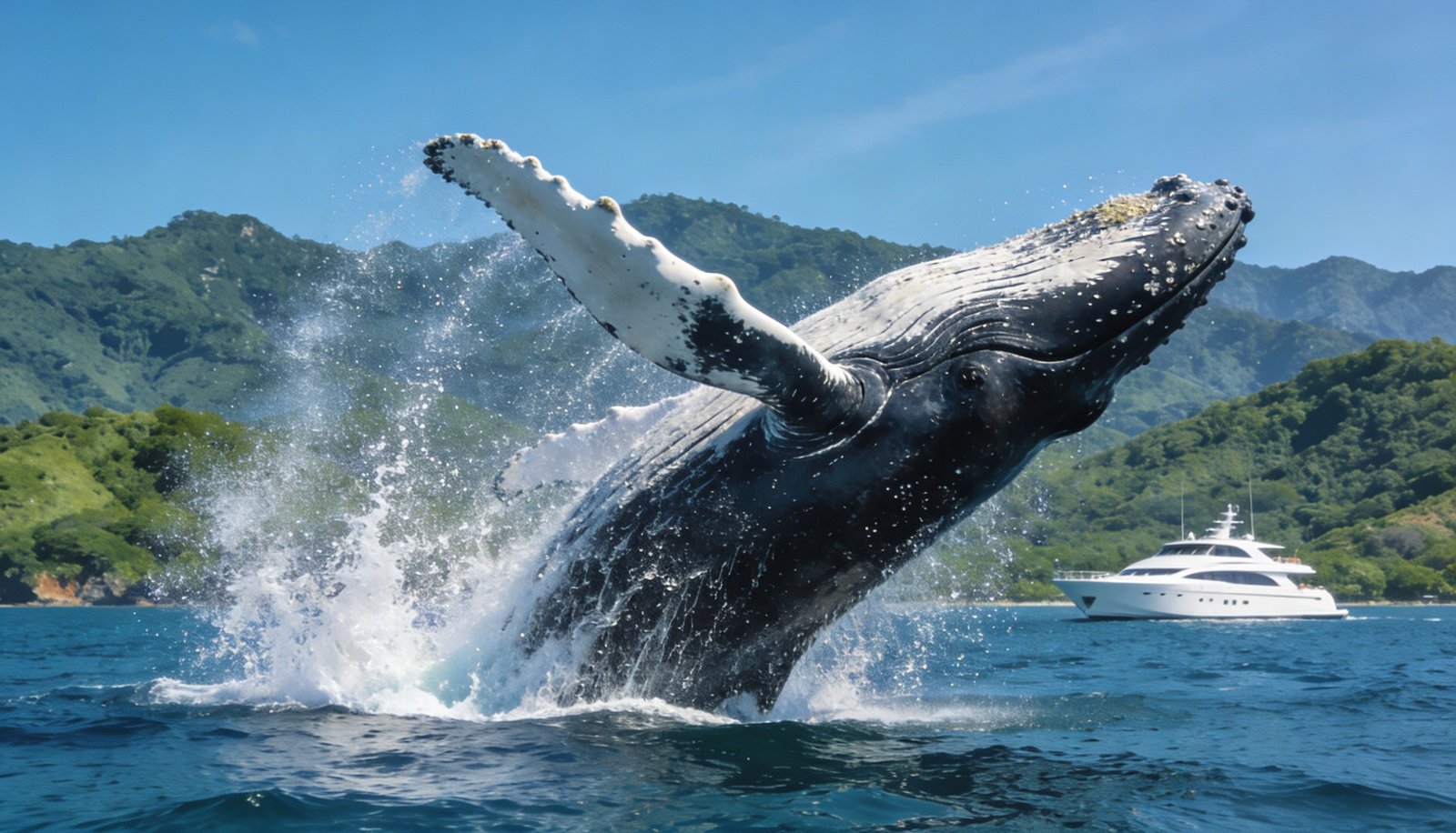 Avistamiento de ballenas Puerto Vallarta: ballena jorobada saltando en la Bahía de Banderas