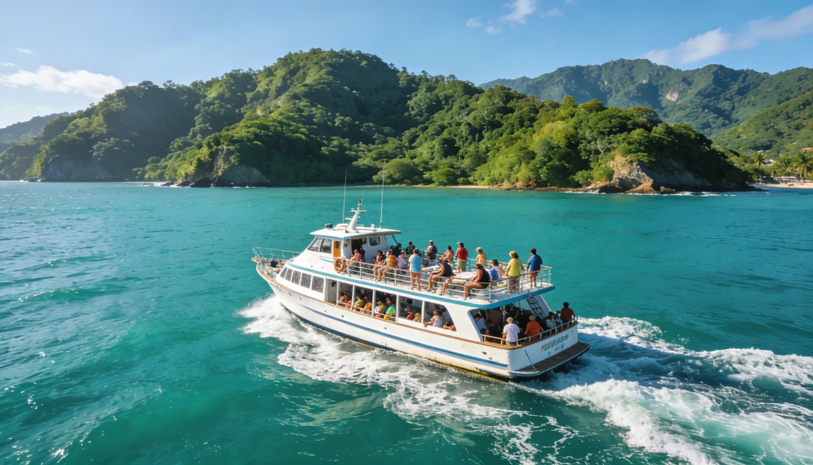 Paseo en barco Puerto Vallarta: embarcación en la Bahía de Banderas